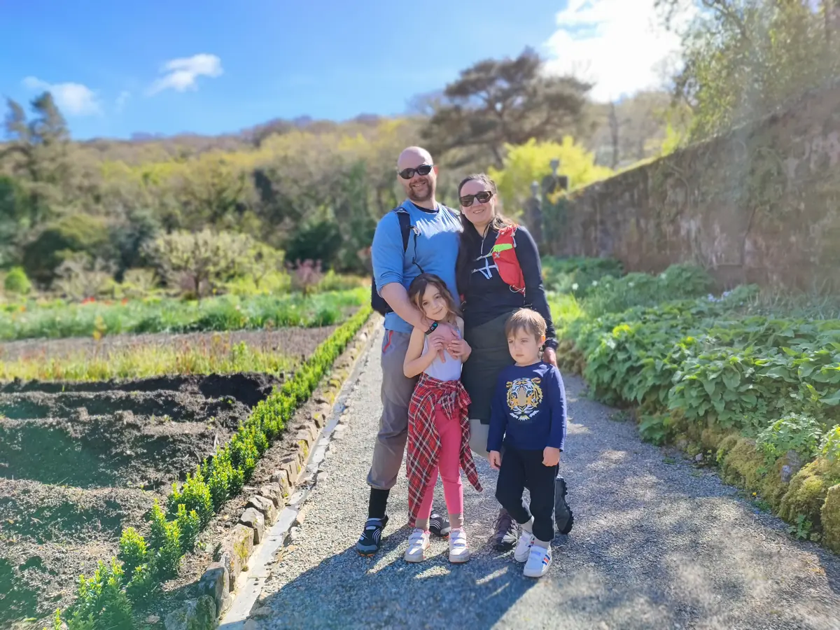 Family enjoying Donegal sun